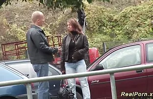 Ein paar bei einem P ...